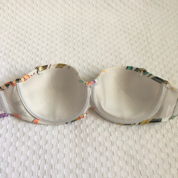 🖤Body Glove Floral Bandeau Bikini Top—S - Picture 6 of 8